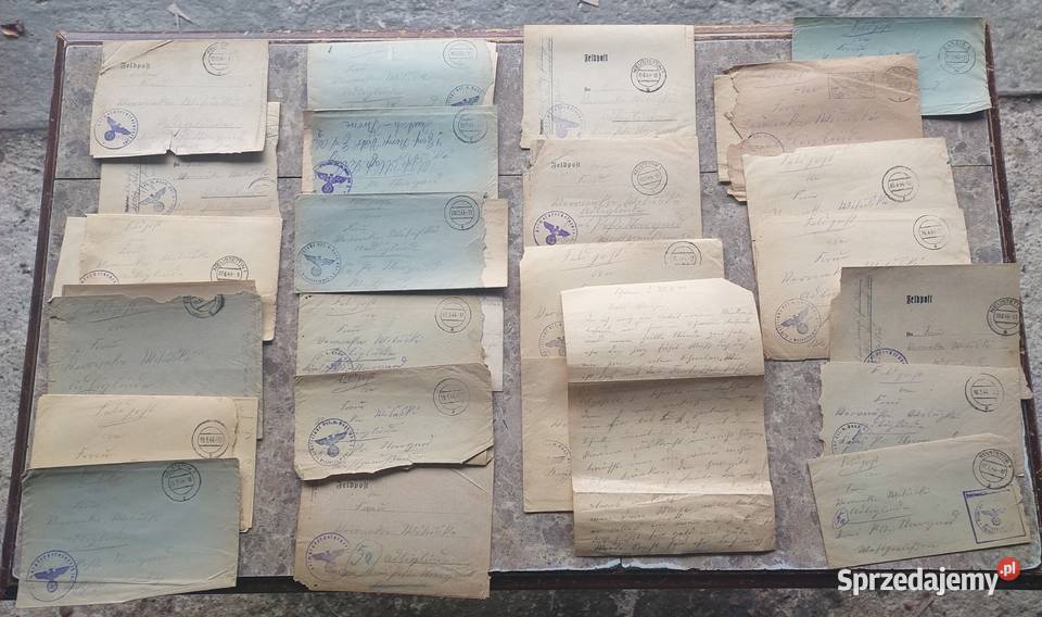 Zestaw 23 listy 2WŚ 194344r Neustettin Danzig Tczew