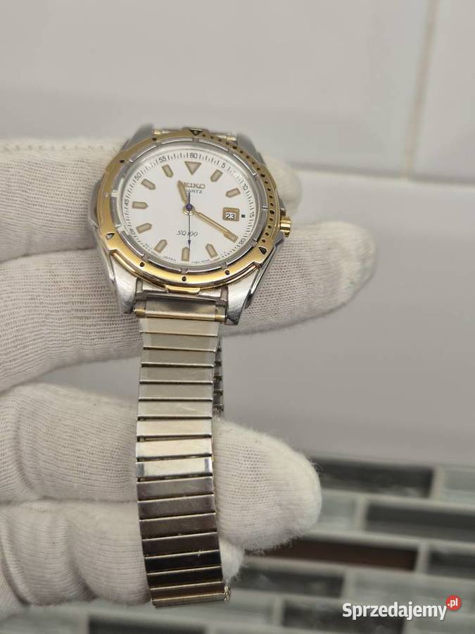 Damski zegarek Seiko SQ 100bicolor