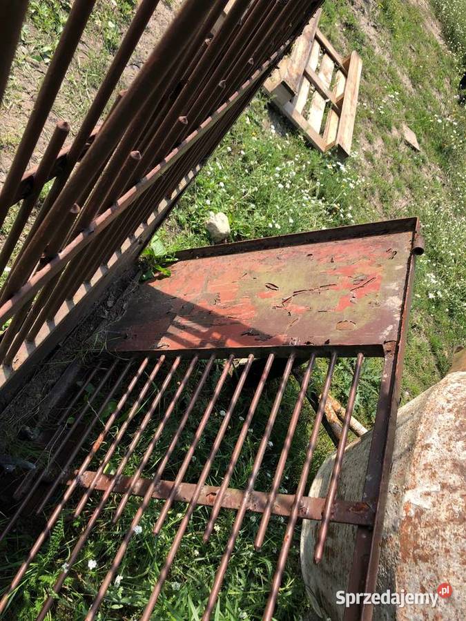 Brama wjazdowa furtka na budowę tymczasowo Justynów