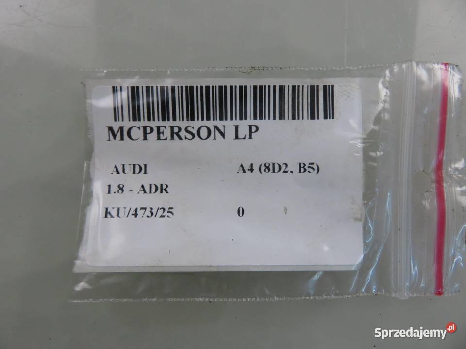 MCPERSON LEWY PRZEDNI AUDI A4 B5 18 170811 osobowe