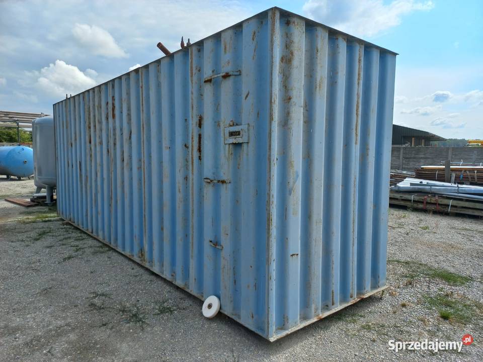 Kontener Zbiornik Stalowy na Ciecz Olej Płyny opolskie Bzinica Nowa