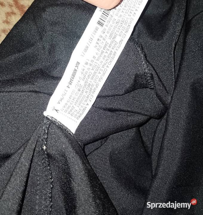 42XL ZARA Długa czarna halka z Madrytu koszulka