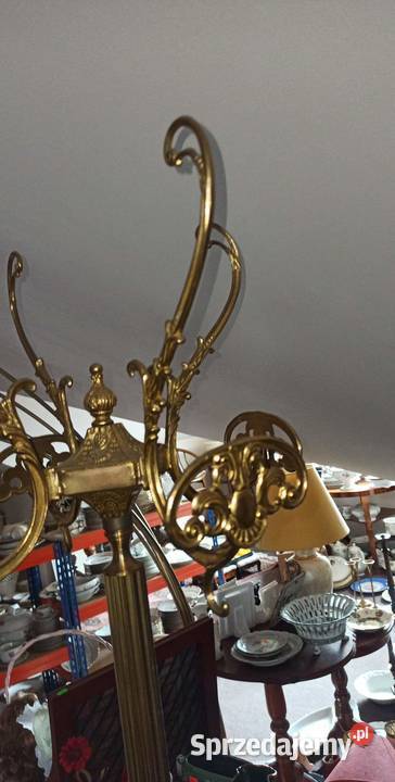 Wieszak Mosiądz i onyksowa kula Skręcany Gdańsk