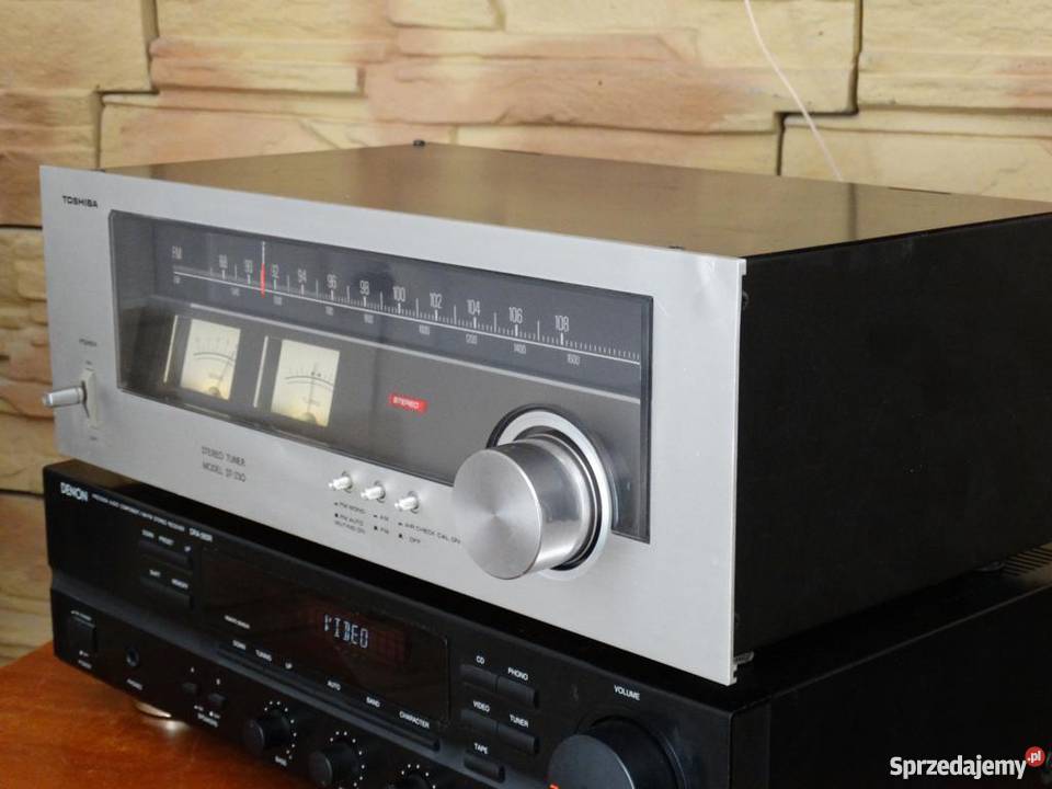 Tuner radiowy Toshiba śliczny Vintage WYSYŁKA Jasło