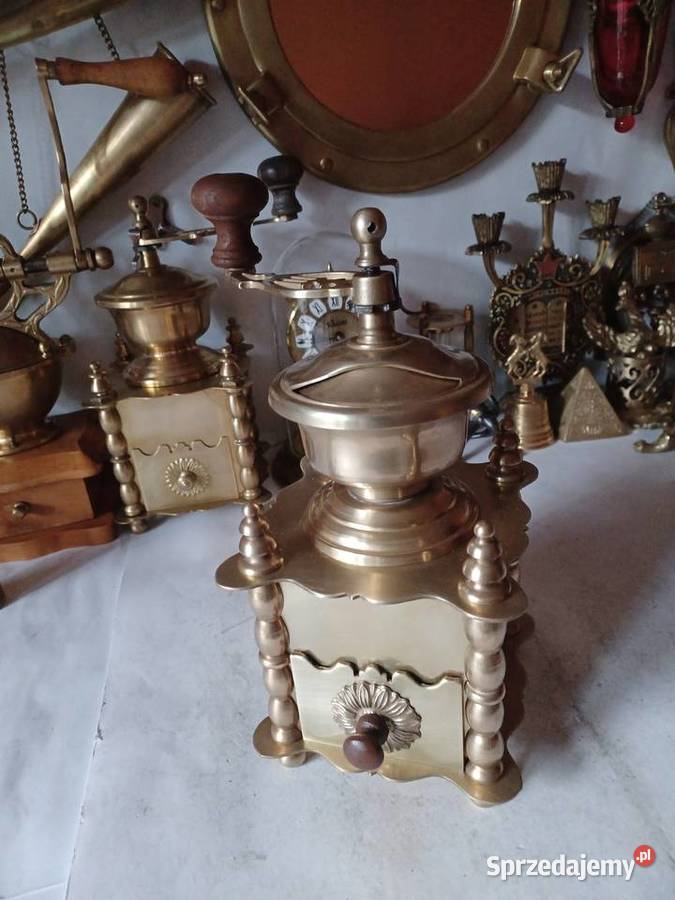 Mosiężny młynek do kawy Kolekcja