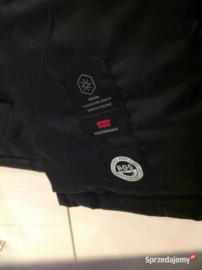 Kamizelka Puchowa Pikowana Męska LEVIS L XL NOWA Rozmiar L sprzedam