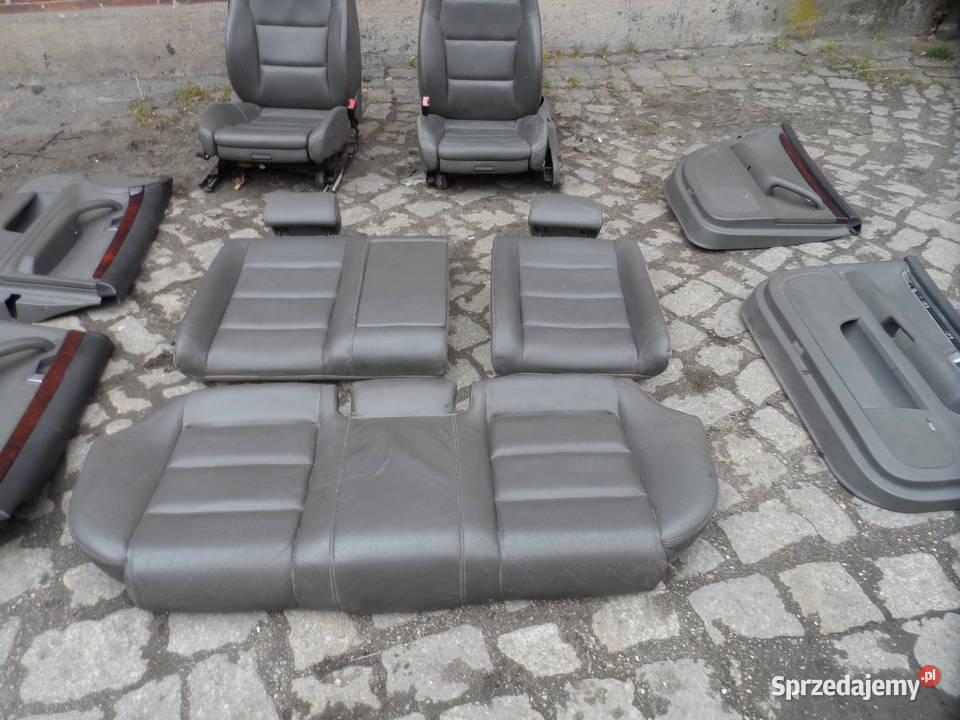 audi A4 B6 wnetrze fotel skora tapicerka Legnica