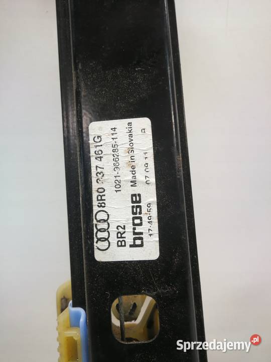 MECHANIZM SZYBY LEWY PRZÓD AUDI Q5 8R0837461G śląskie