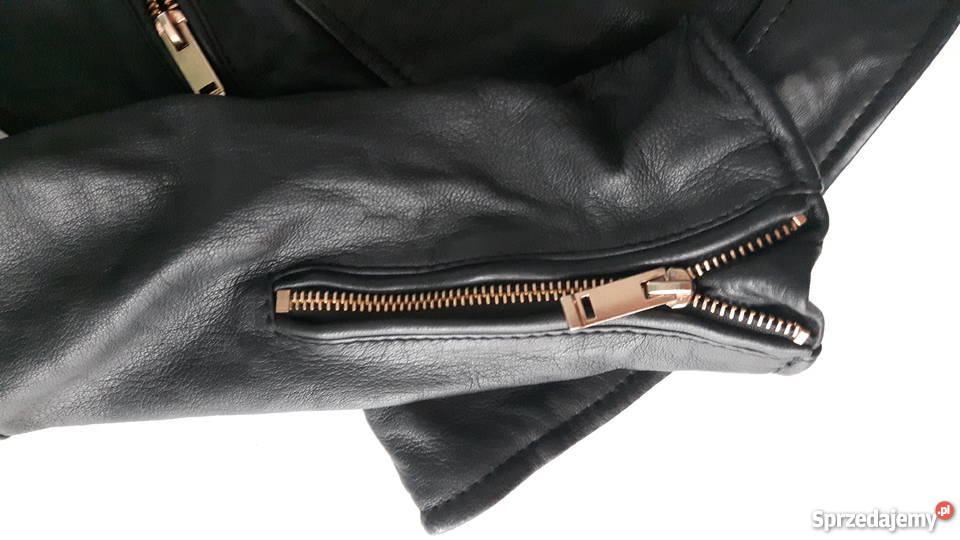 ZARA BIKER RAMONESKA SKÓRA NATURALNA zipy Biała Podlaska
