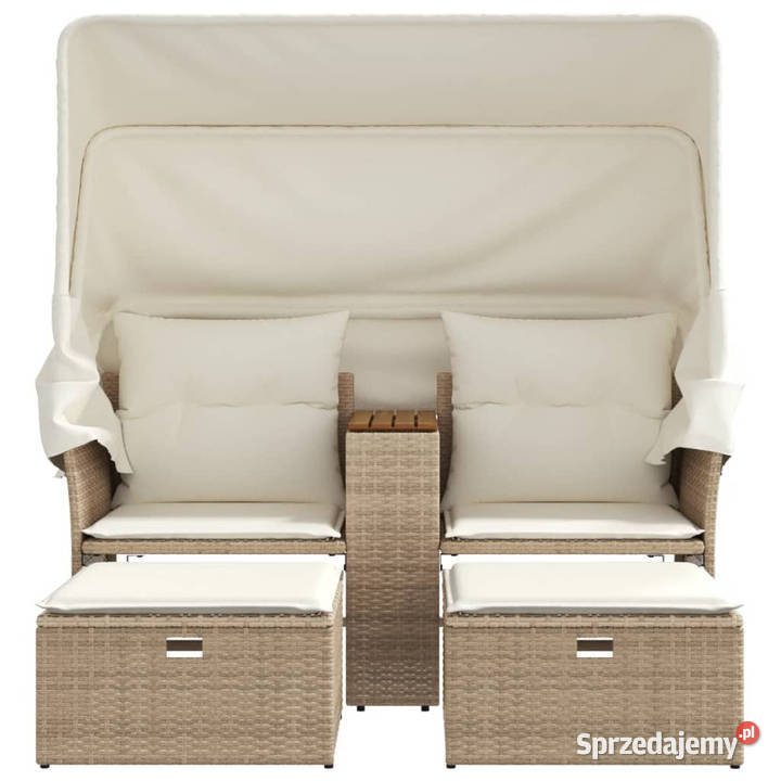 2os sofa ogrodowa z zadaszeniem i stołkami mazowieckie Warszawa