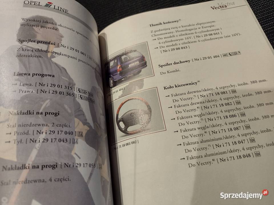 Opel 19992000 Katalog Akcesoriów dodatków TUNING Łódź