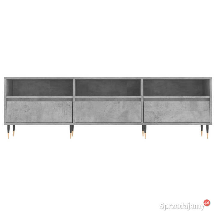 Szafka pod TV szarość betonu 150x30x445 WM831264 mazowieckie Warszawa