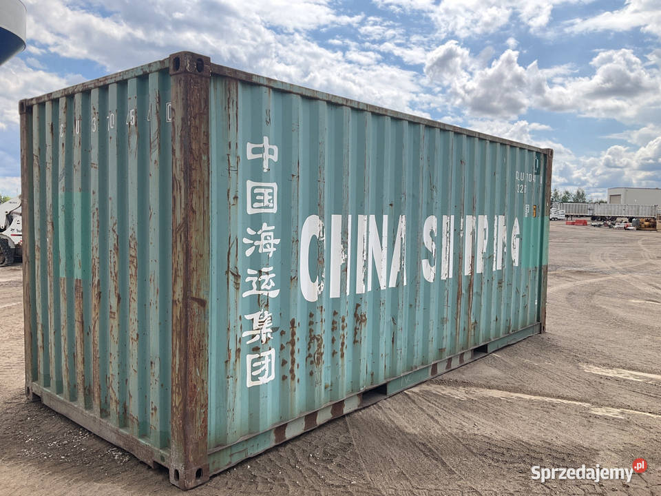 Kontener morski magazynowy 20DV 6 metrowy Magazynowanie sprzedam