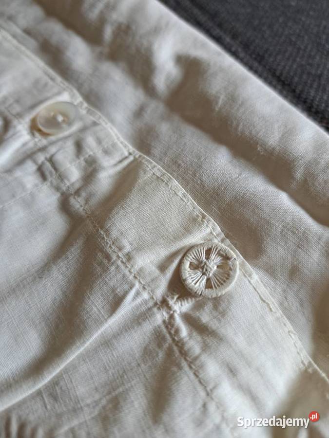 Poszewka na poduszkę owal 34x42 haftowana stara łódzkie