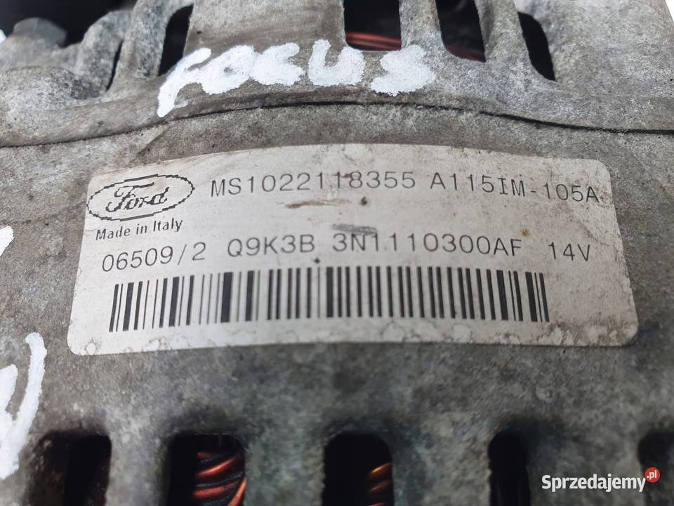 ALTERNATOR Ford Focus II C 16 16V oryginał Chełm