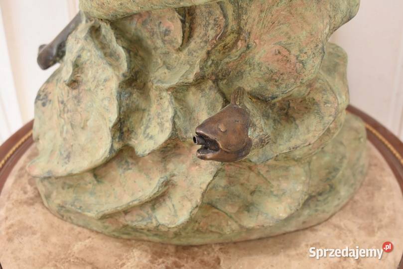 Figura Ogrodowa Syrena Dziewczyna z Żabami