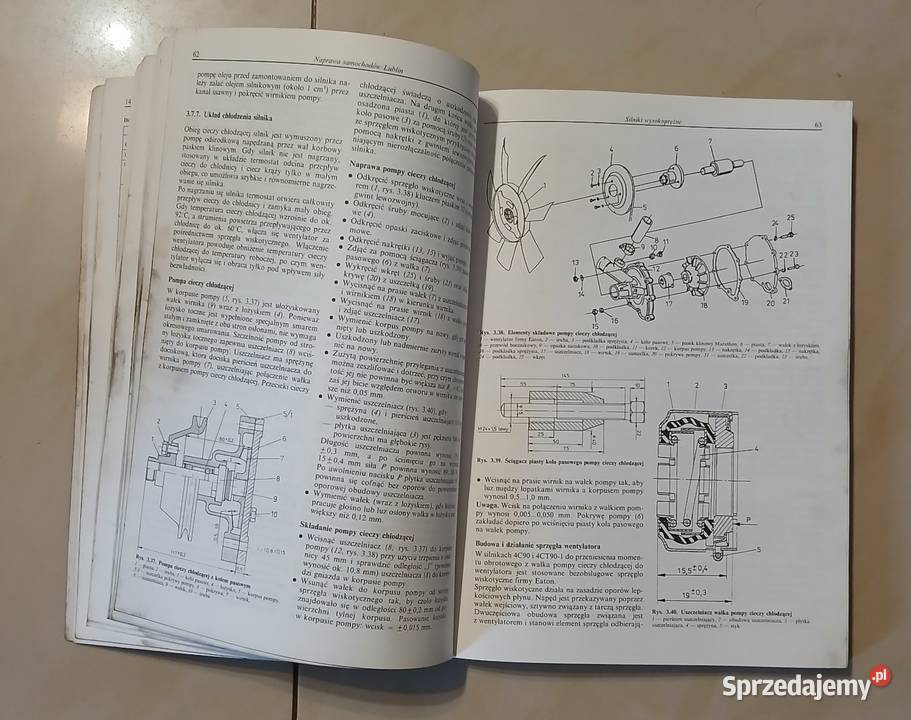 Naprawa samochodów Lublin książka wkł ZŁOMBOL 103KM Warszawa