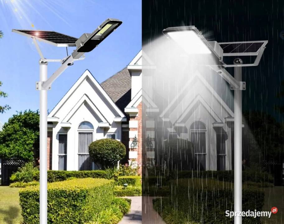 LAMPA SOLARNA LED LATANIA OGRODOWA ULICZNA MOCNA Dom i Ogród Rzeszów