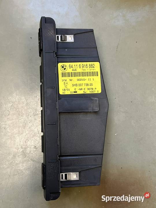 Panel klimatyzacji E46 6916882 5HB00773820 Gliwice