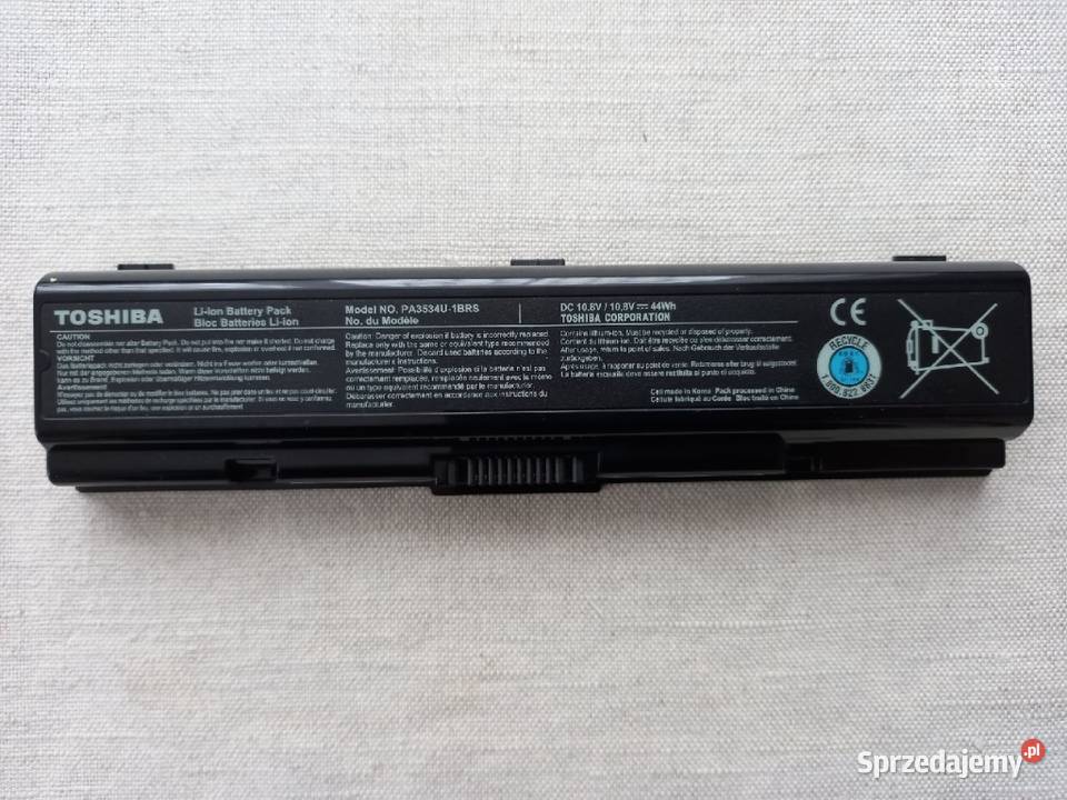 Bateria do laptopa Toshiba Model PA3534U1BRS DC lubelskie Tomaszów Lubelski