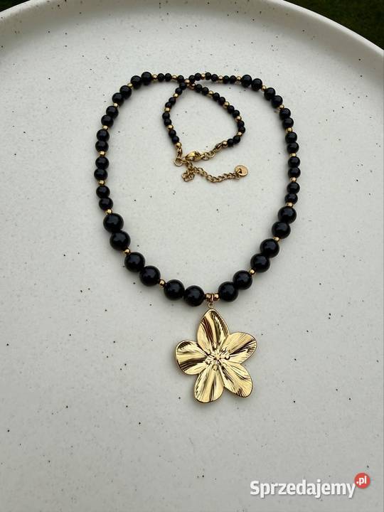 Naszyjnik choker kamienie naturalne turmalin Naszyjniki Biżuteria podkarpackie Tarnobrzeg