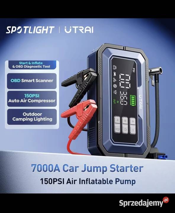 UTRAI JS30 booster Jump Starter with OBD Scanner Dębica sprzedam