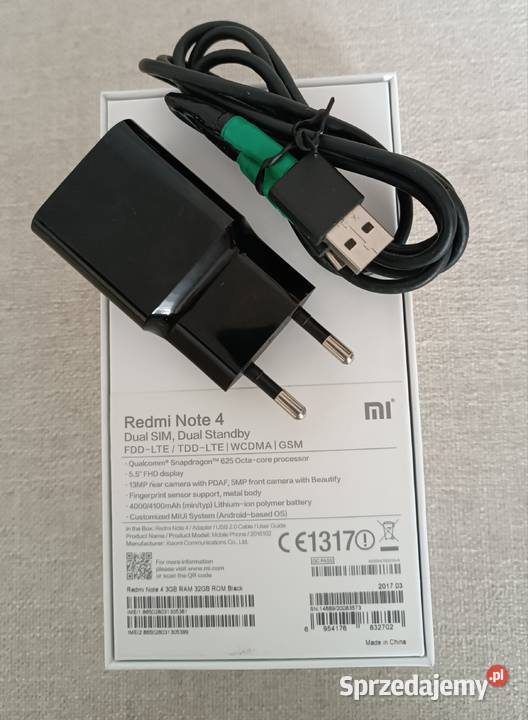 Xiaomi Redmi note 4 Sprawne 100 Radzyń Podlaski