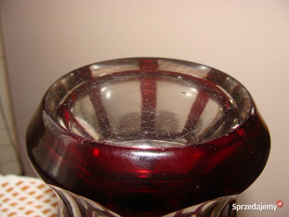 Wazon szkło warstwowe szlifowane Latoszyn