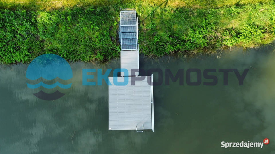 Pomost pływający trap schody stalowe zachodniopomorskie Czaplinek
