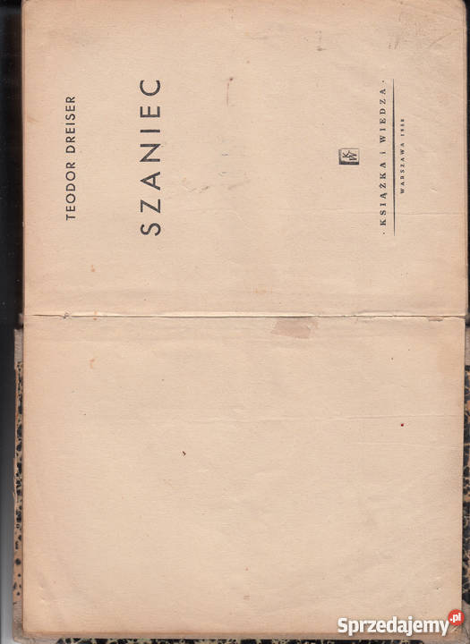 01365 SZANIEC TEODOR DREISER Czyrna
