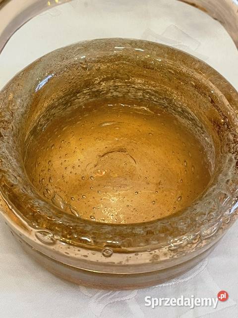 Koszyczek ze szkła artystycznego Krakowski