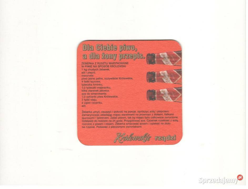 Królewskie podstawka do piwa 7 Gliwice