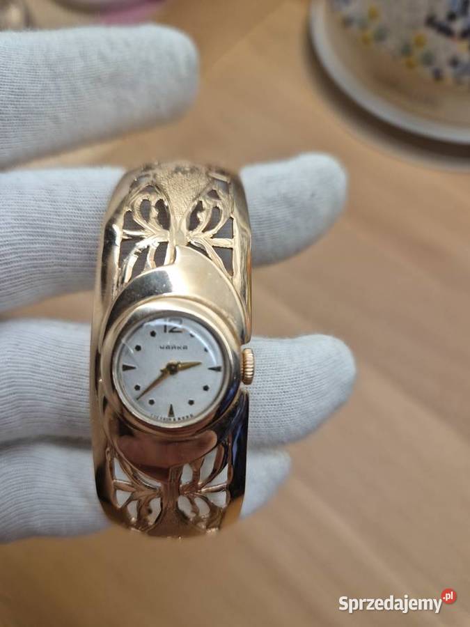 Złoty zegarek naręczny Czajka CCCP pr583 Chorzów sprzedam