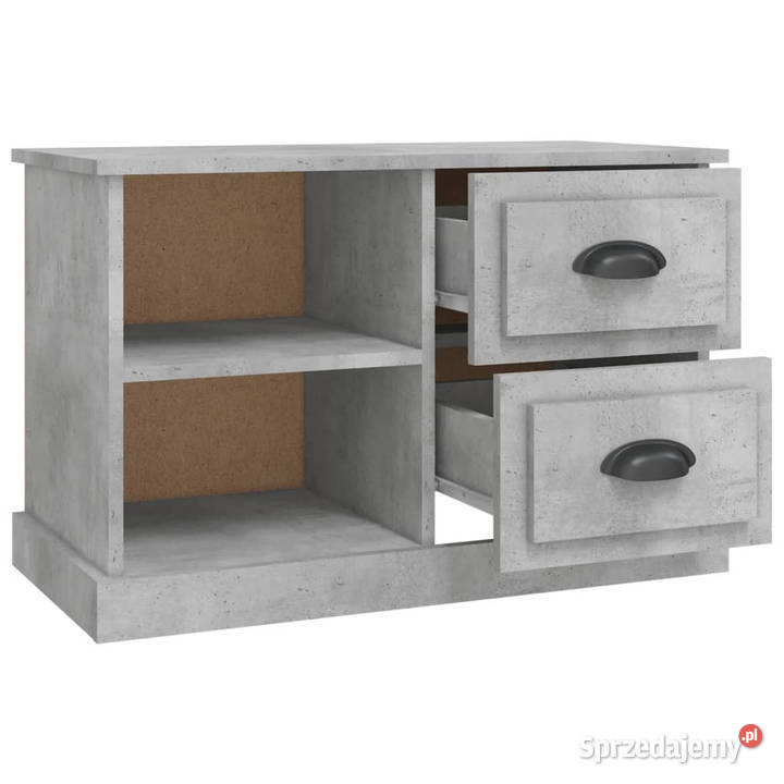 Szafka pod TV szarość betonu 73x355x475 WM816172 Warszawa