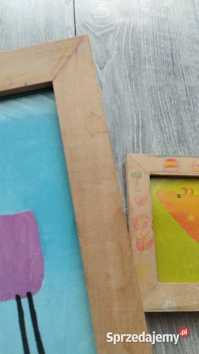 obraz obrazek dziecięce 2 sztuki komplet Dom i Ogród Poznań sprzedam