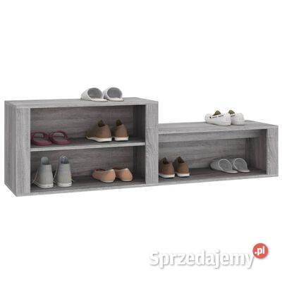 vidaXL Szafka na buty szary dąb sonomaSKU816918