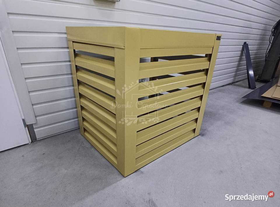 Osłona pompy ciepła 90x80x90 żółty Zabudowa Brzesko