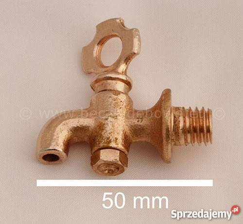 Kran do beczki dębowej pozłacany alkoholowy mały Warszawa