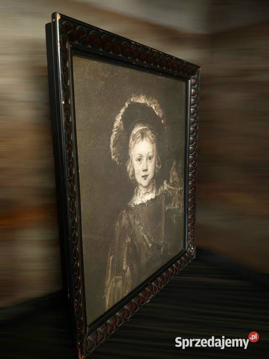 Portret litografia reprodukcja z lat 60 sprzedam