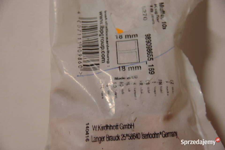 Złączki miedziane 28 22 18 mm śląskie Bielsko-Biała