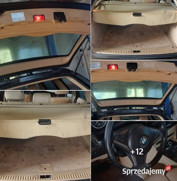 BMW e61 jasna skóra sportsitze MPAKIET roleta osobowe Łódź sprzedam