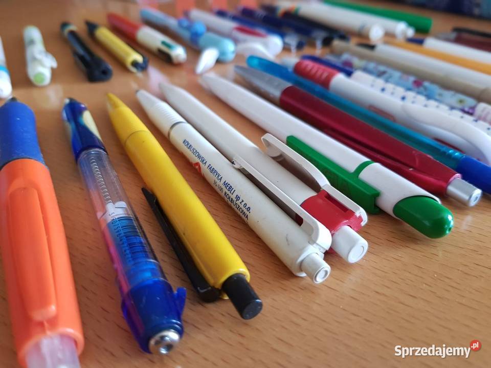 32 długopisy pisaki cienkopis do pisania vintage świętokrzyskie Kielce sprzedam