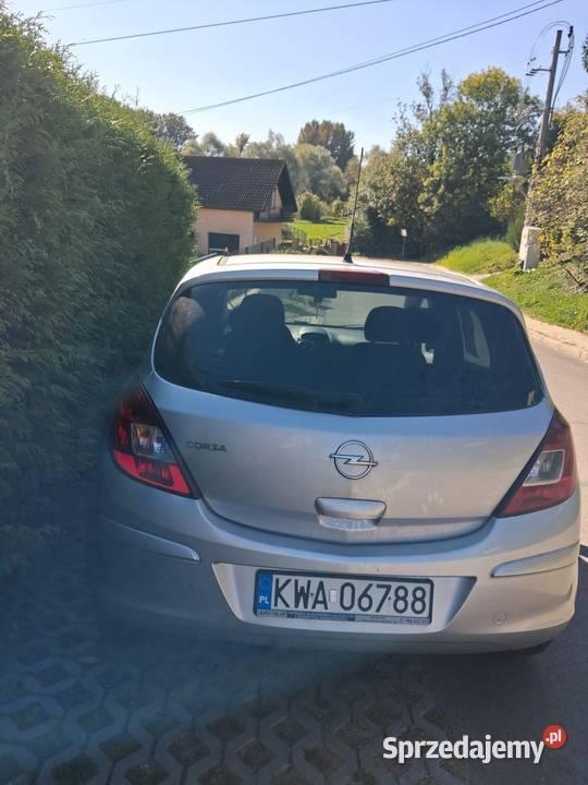 Opel Corsa srebrny małopolskie Kalwaria Zebrzydowska