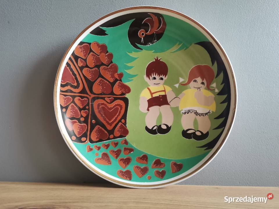 Stara patera talerz Jaś i Małgosia porcelana Porcelana i szkło Katowice