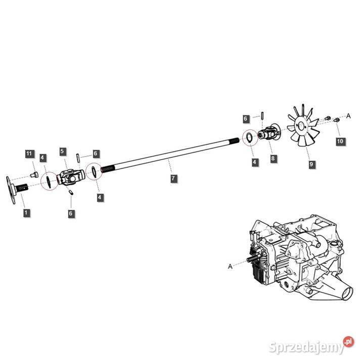 Pierścień segera 34 LS XJ25 LS MT125 S810034001 podkarpackie Tajęcina sprzedam