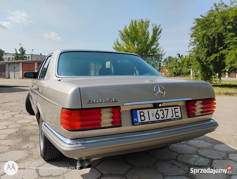 Mercedes klasa S W126 300se benzyna automat 1986 Zarejestrowany w Polsce