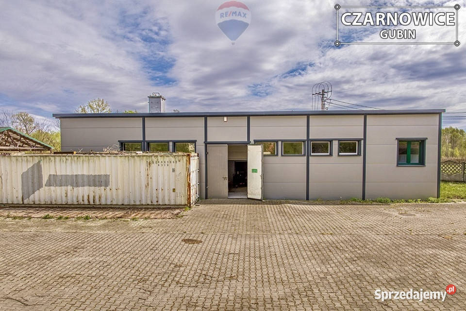 Nieruchomość inwestycyjna z halą magazynową lubuskie Czarnowice
