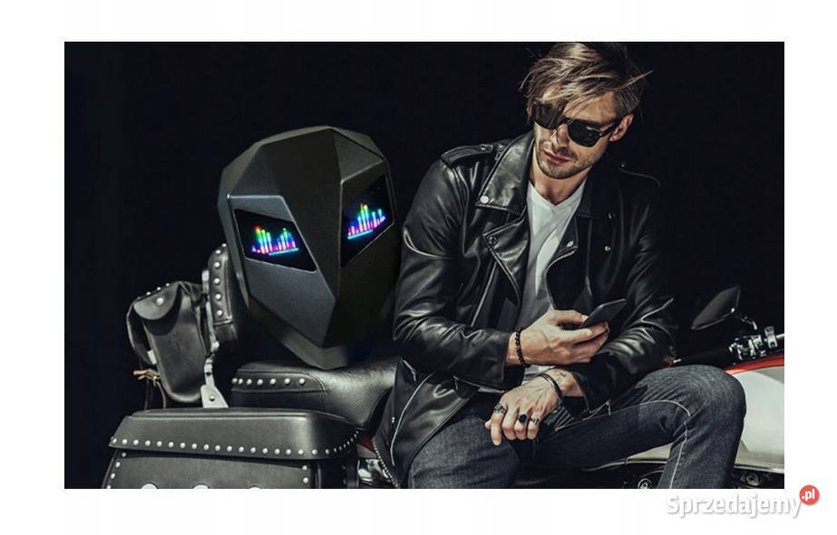 PLECAK MOTOCYKLOWY LED ANIMACJE TWARDY GARB śląskie Sosnowiec