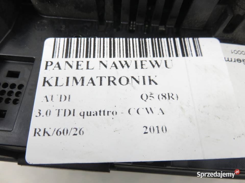 KLIMATRONIK AUDI Q5 8R 8T1820043AP A2C53346678
