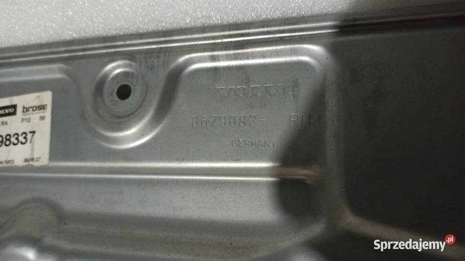 Mechanizm podnośnik szyby TYŁ Volvo S40 II V50 osobowe Części samochodowe